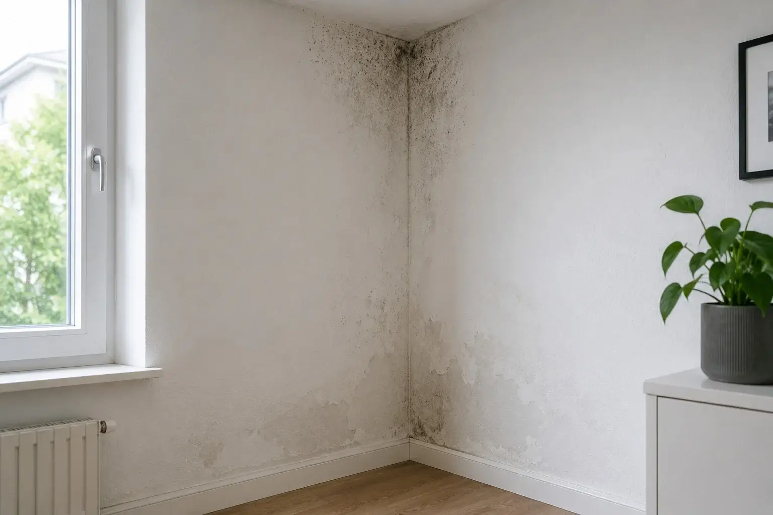 Schimmel an der Wand